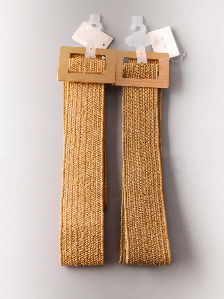 FASHION ASSORTED COLORS BUCKLE DETAILED WAIST BELT