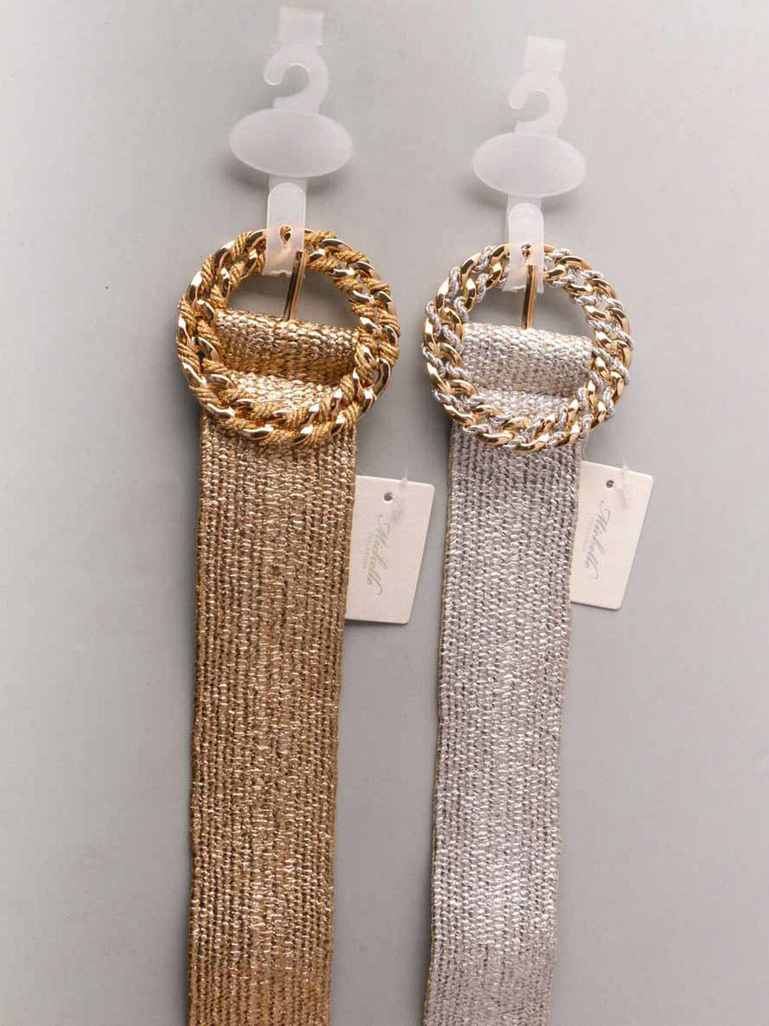 FASHION ASSORTED COLORS BUCKLE DETAILED WAIST BELT