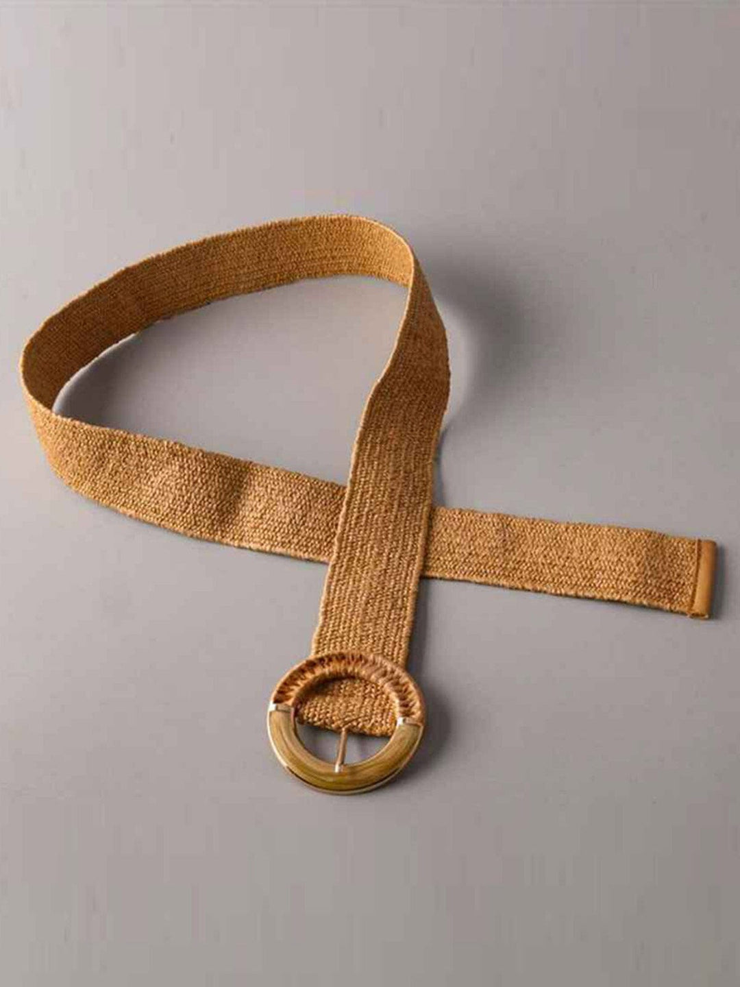 FASHION ASSORTED COLORS SMALL ROUND BUCKLE WAIST BELT