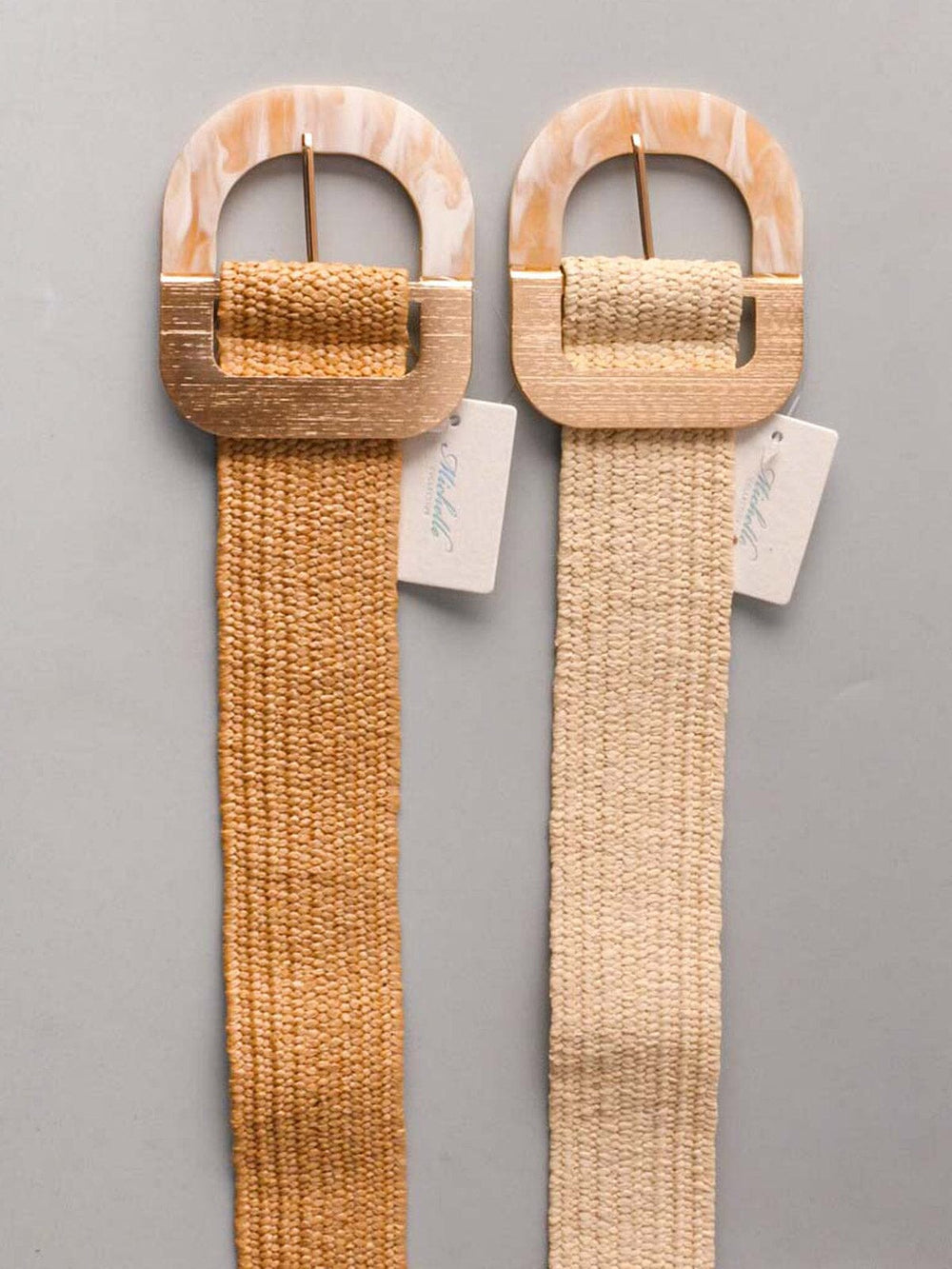 FASHION ASSORTED COLORS BUCKLE DETAILED WAIST BELT