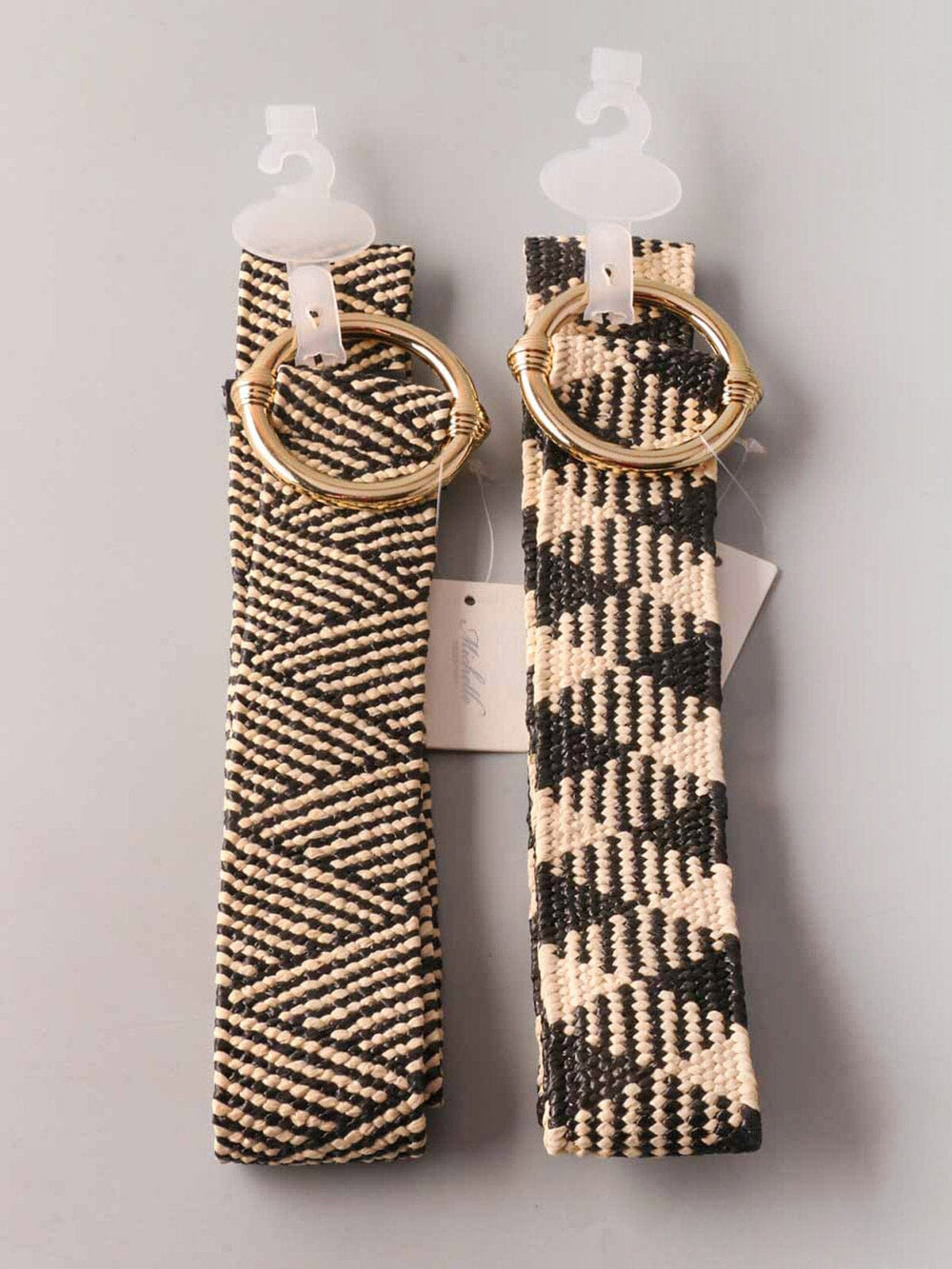 WOMEN'S MULTI PRINT BUCKLE DETAILED WAIST BELT