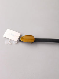 FASHION BLACK GOLD BUCKLE WAIST BELT
