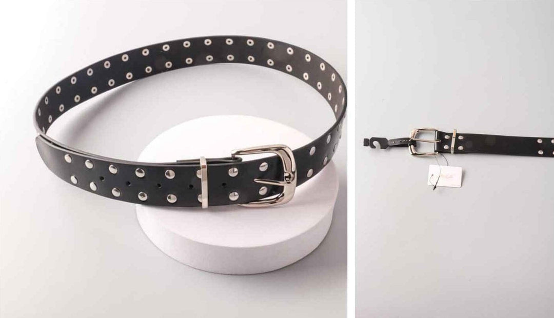 FASHION STUDS DETAILED MEDIUM BUCKLE WAIST BELT