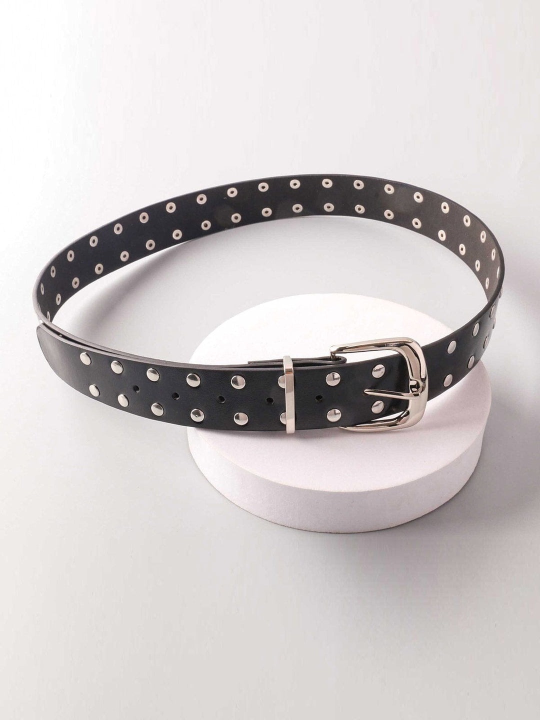 FASHION STUDS DETAILED MEDIUM BUCKLE WAIST BELT