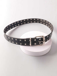 FASHION STUDS DETAILED MEDIUM BUCKLE WAIST BELT