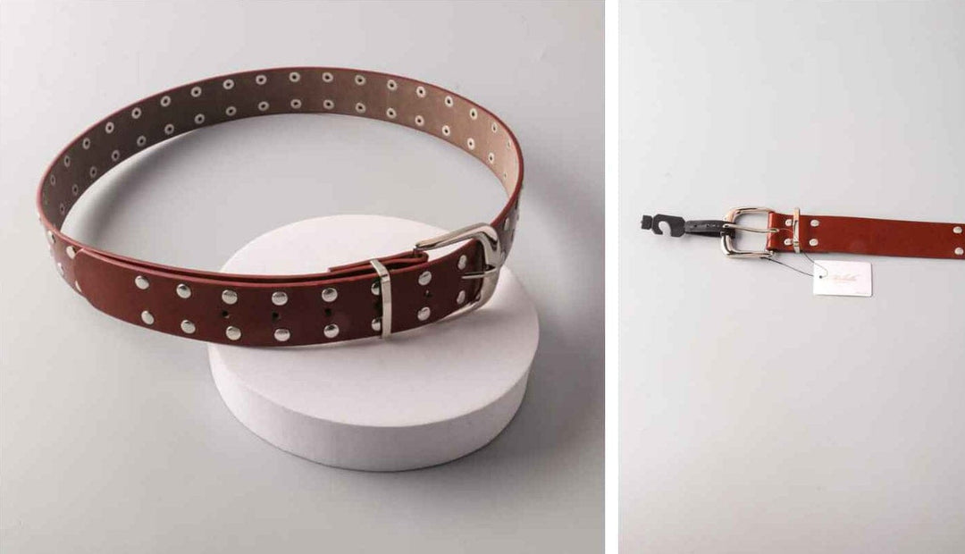 FASHION STUDS DETAILED MEDIUM BUCKLE WAIST BELT