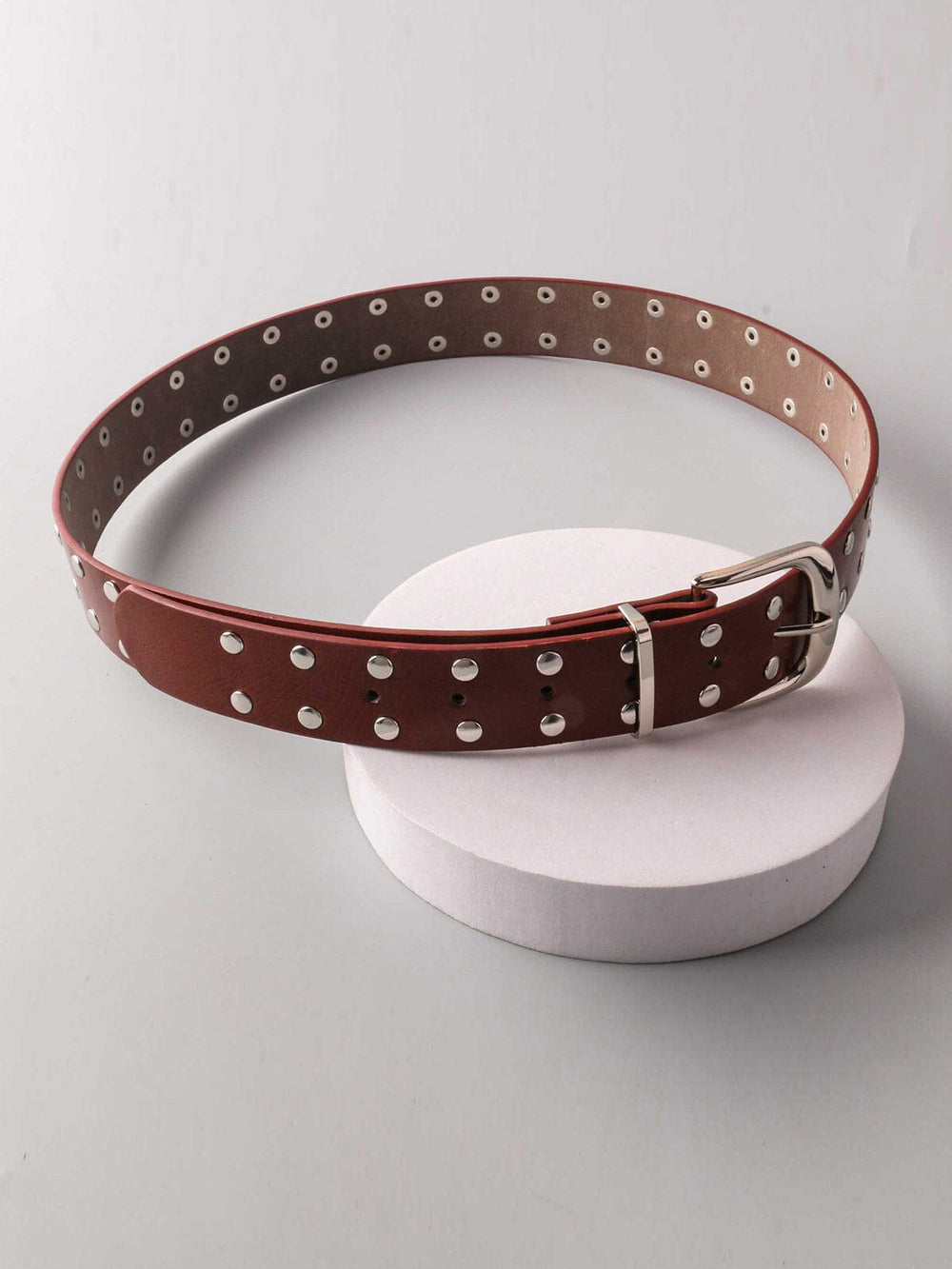 FASHION STUDS DETAILED MEDIUM BUCKLE WAIST BELT
