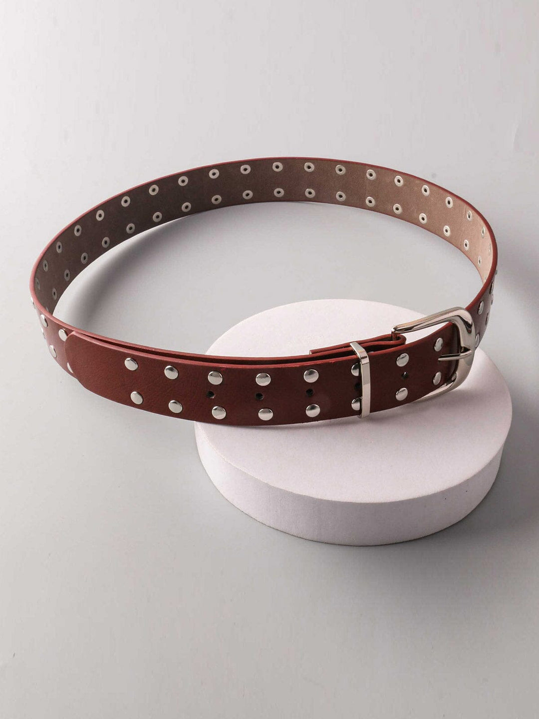 FASHION STUDS DETAILED MEDIUM BUCKLE WAIST BELT