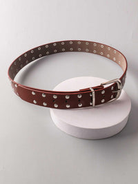 FASHION STUDS DETAILED MEDIUM BUCKLE WAIST BELT