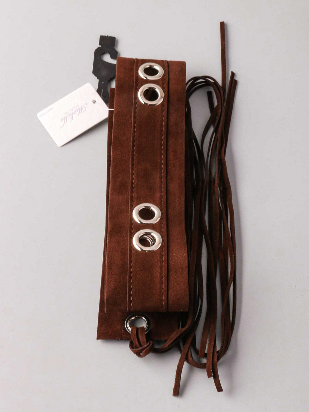 FASHION KEY HOLE DETAILED WAIST BELT