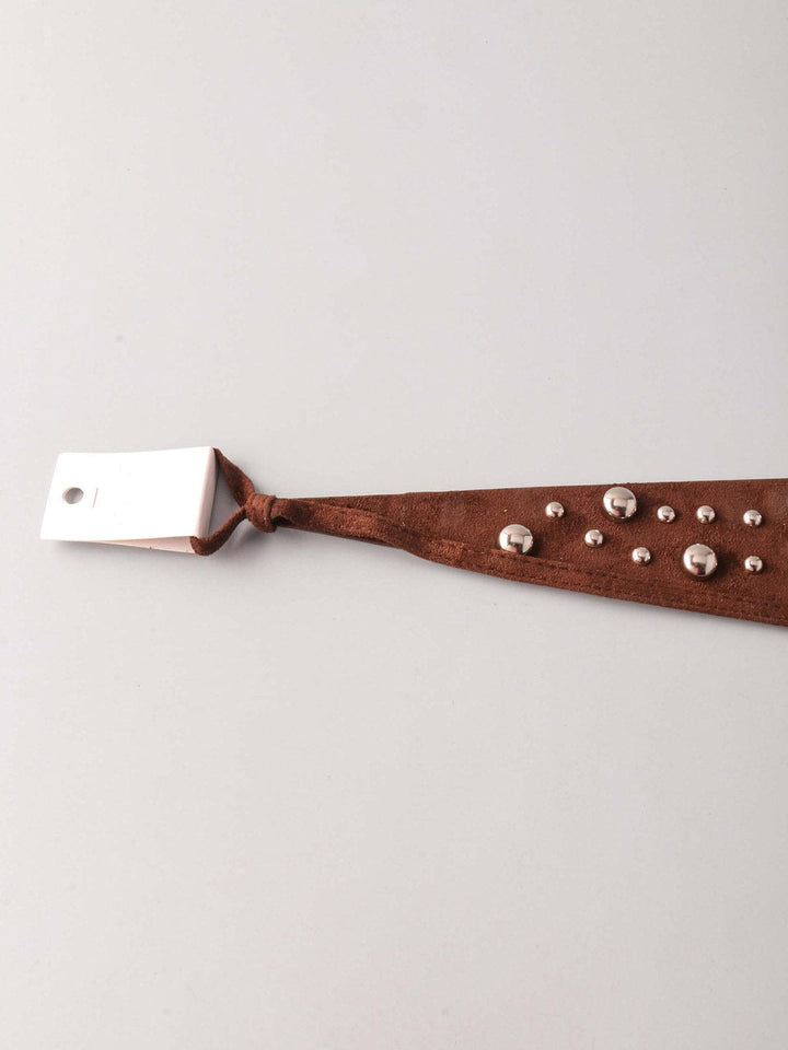 FASHION STUDS DETAILED WAIST BELT