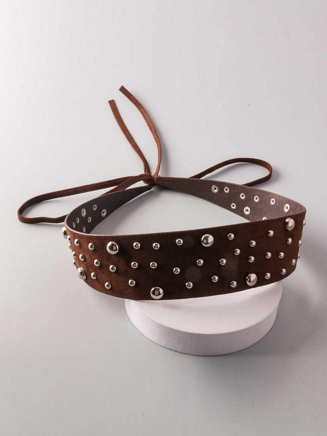 FASHION STUDS DETAILED WAIST BELT