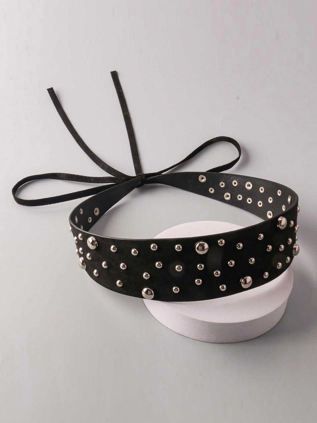 FASHION STUDS DETAILED WAIST BELT