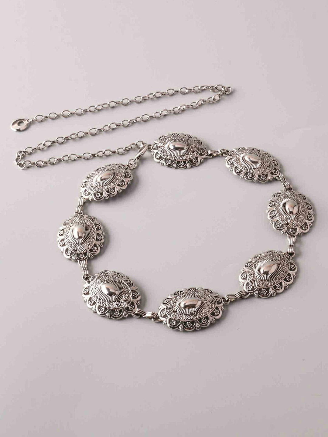 FASHION SILVER BUCKLE WAIST BELT