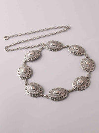 FASHION SILVER BUCKLE WAIST BELT