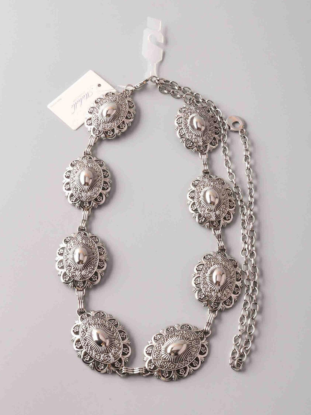 FASHION SILVER BUCKLE WAIST BELT