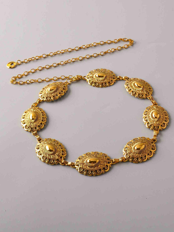 FASHION GOLD CHAIN WAIST BELT