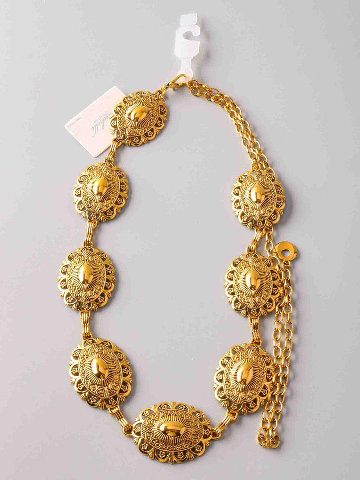 FASHION GOLD CHAIN WAIST BELT