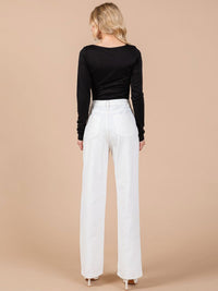 WOMEN'S LONG SLEEVE SOLID BODYSUIT