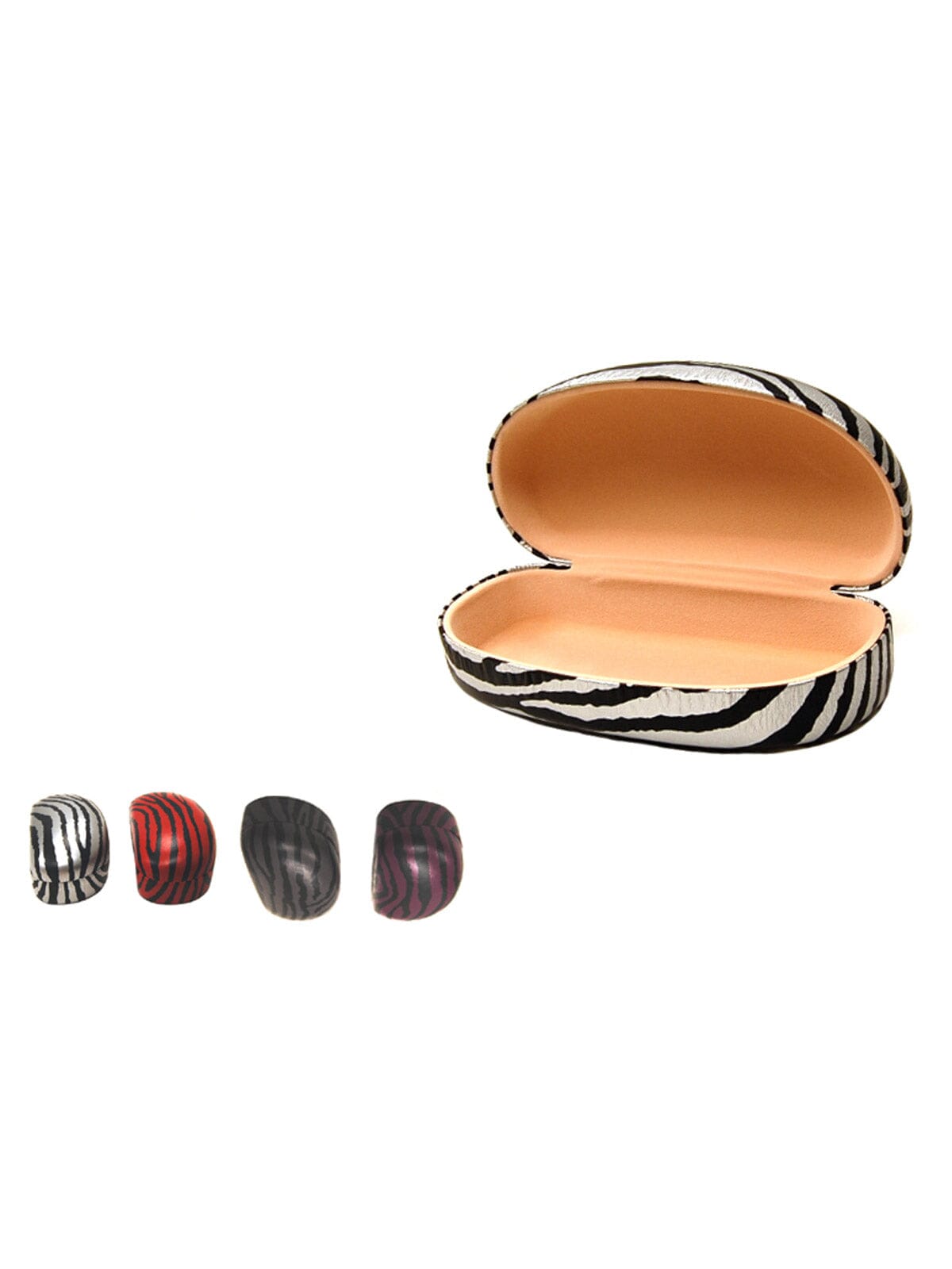 FASHION ASSORTED COLORS ANIMAL PRINT GLASSES CASES