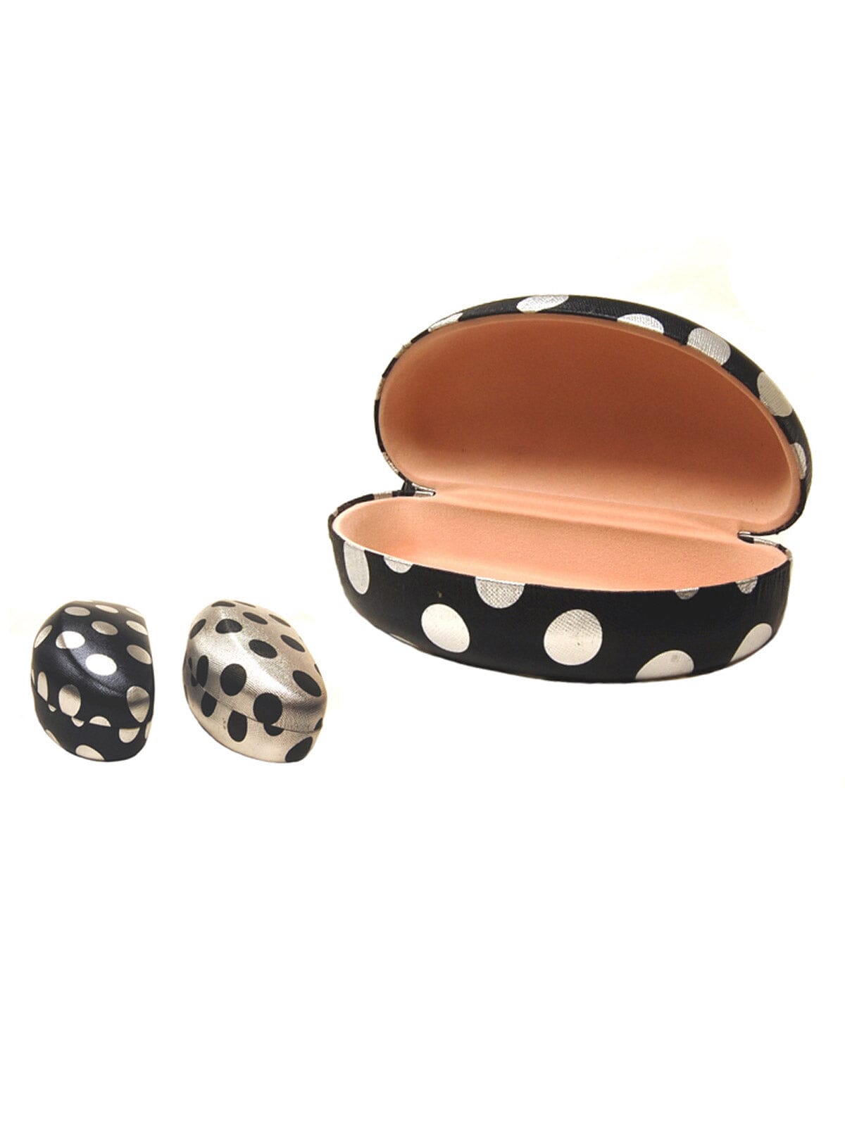 FASHION ASSORTED COLORS POLKA DOTS PRINT GLASSES CASES