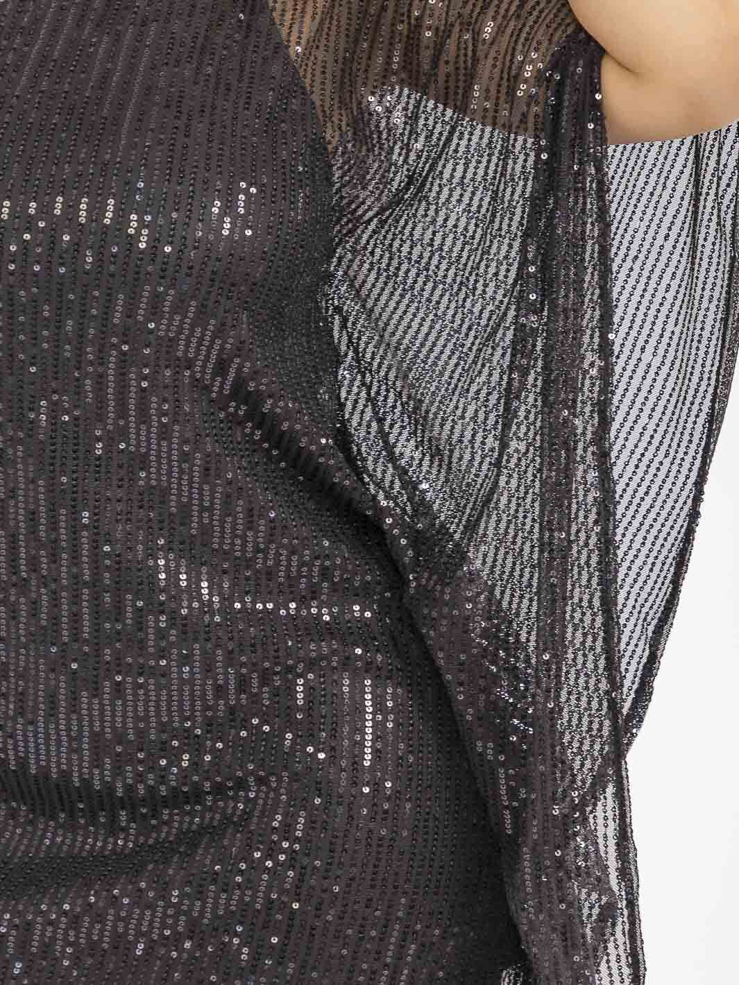 WOMEN'S ONE SHOULDER SEQUINS BODYCON MINI DRESS