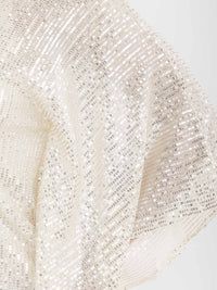 WOMEN'S ONE SHOULDER SEQUINS BODYCON MINI DRESS