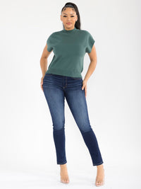 WOMEN'S SHORT SLEEVE SOLID TOP