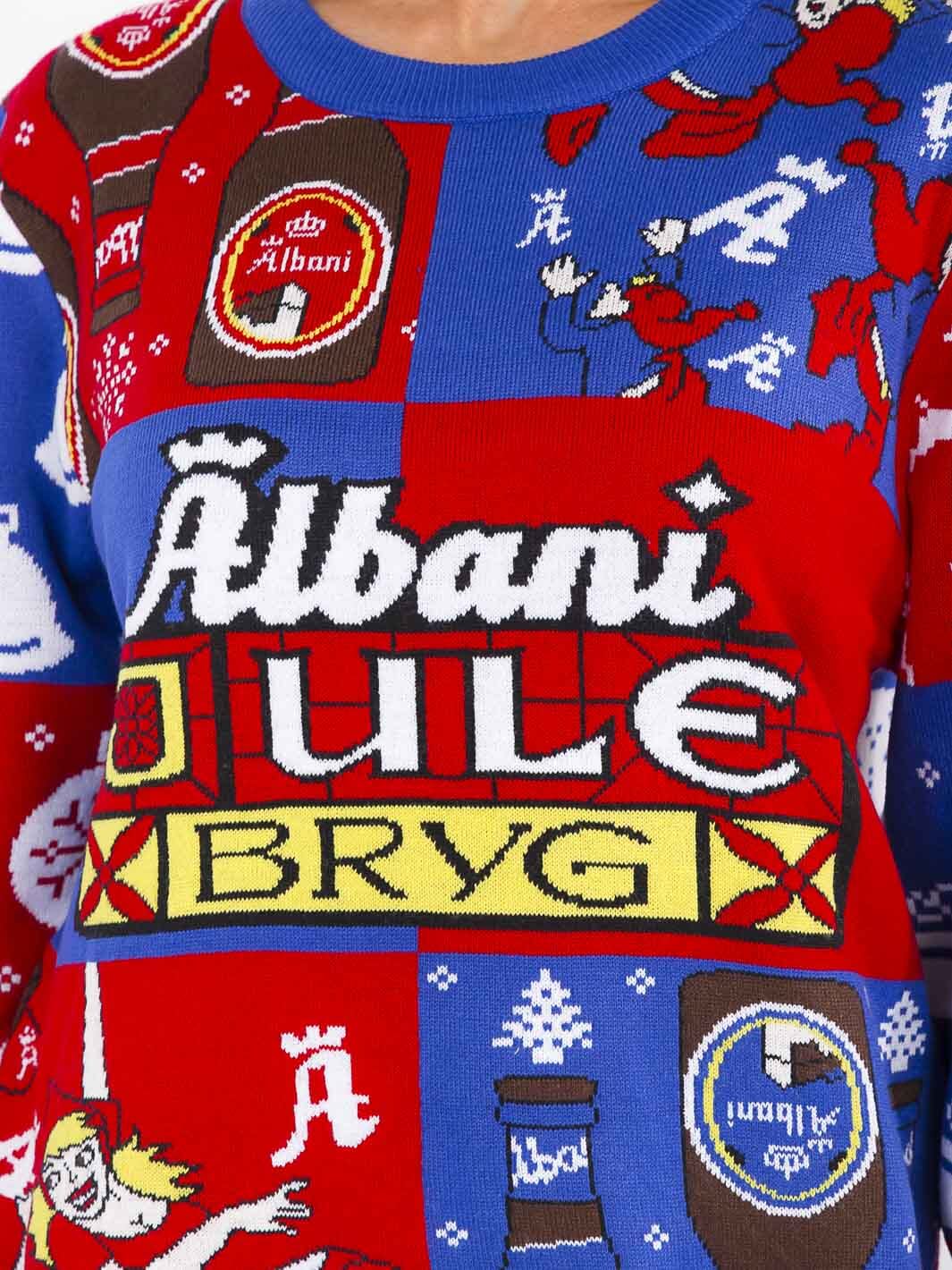 WOMEN'S LONG SLEEVE CHRISTMAS GRAPHIC PULLOVER SWEATER