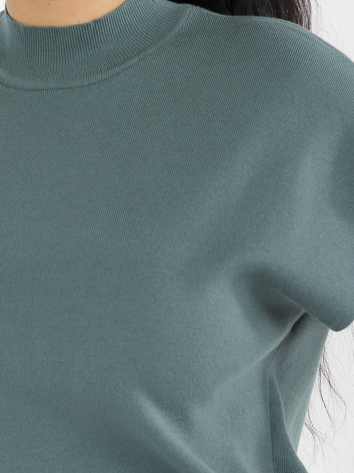 WOMEN'S SHORT SLEEVE SOLID TOP