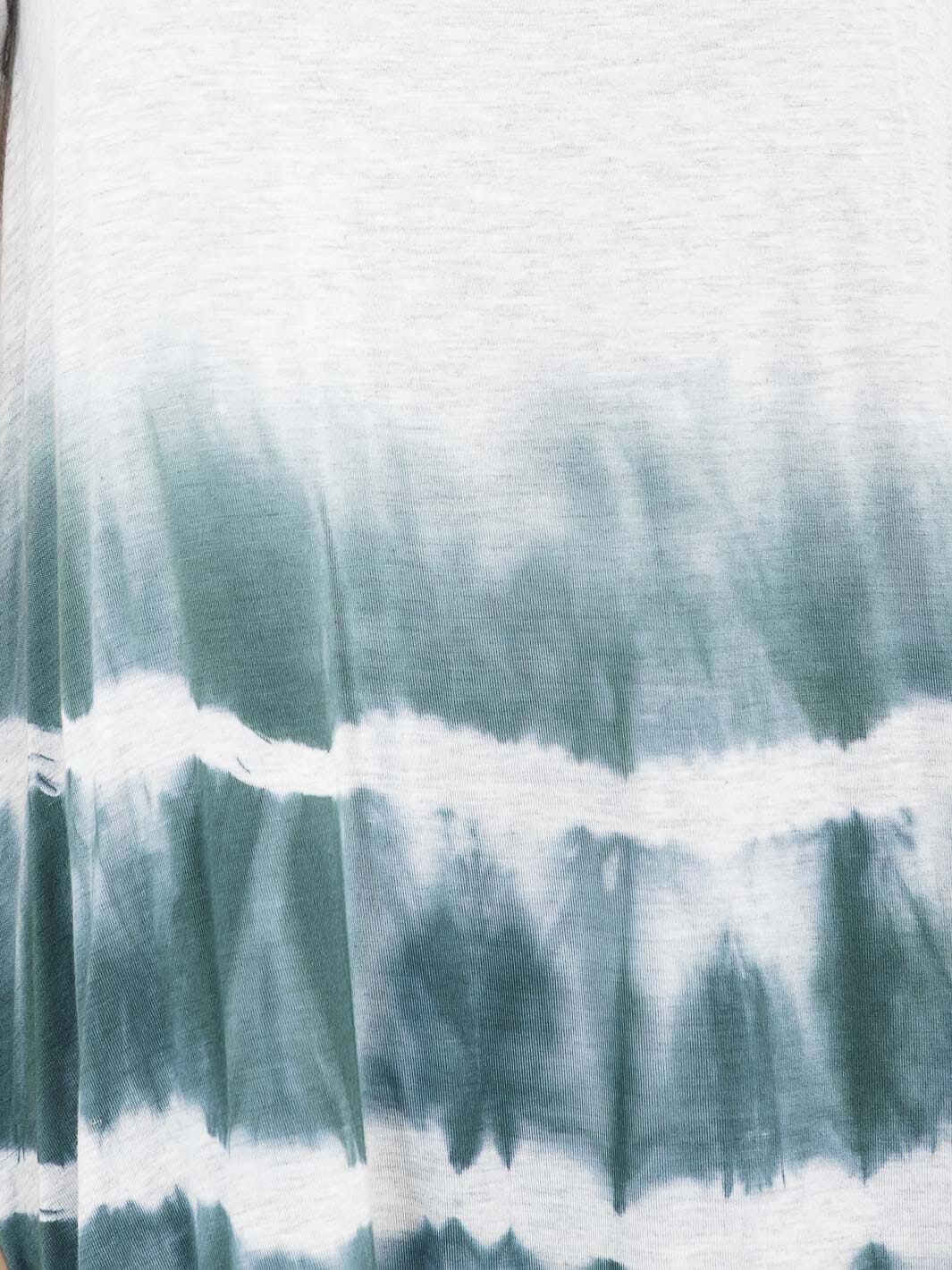 WOMEN'S SHORT SLEEVE TUNIC TIE DYE BLOUSE