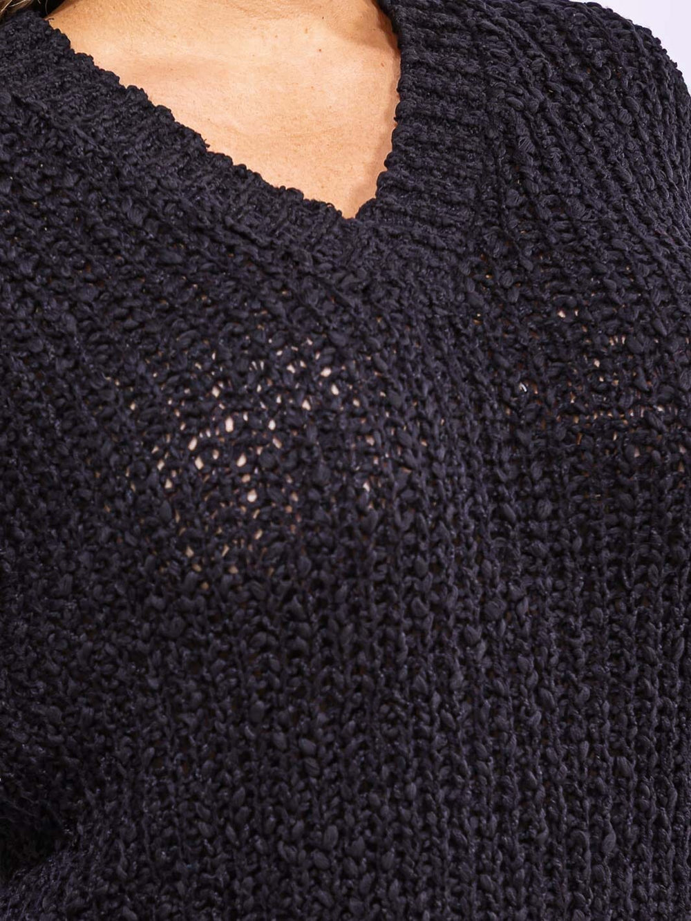 PLUS SIZE LONG SLEEVE KNIT PULLOVER SWEATER