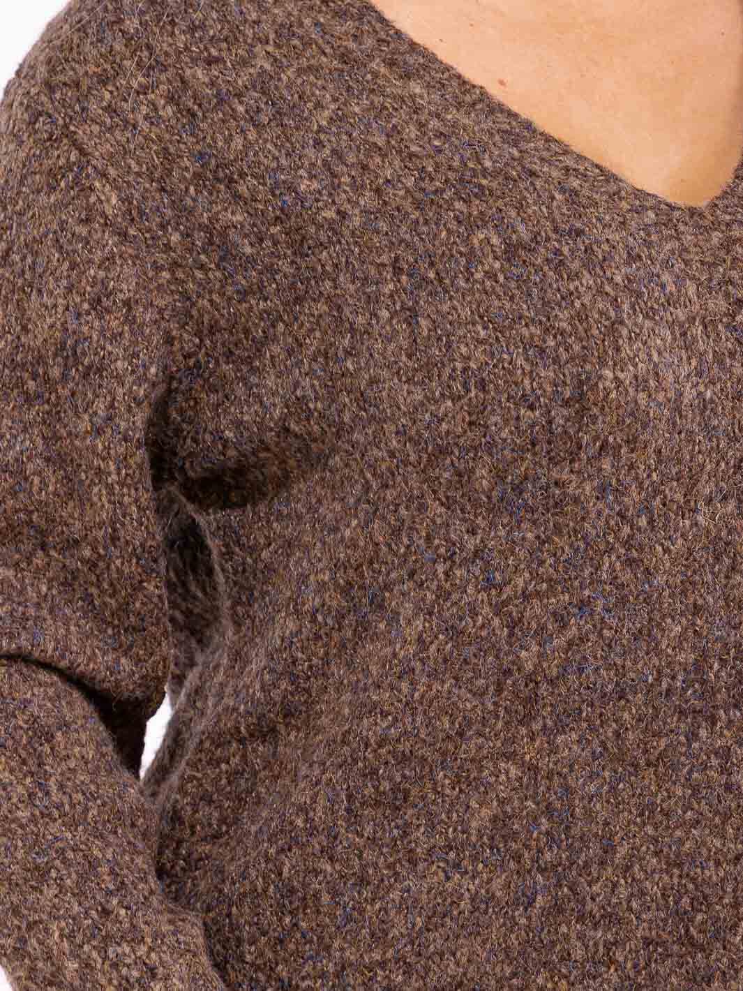 PLUS SIZE LONG SLEEVE KNIT PULLOVER SWEATER