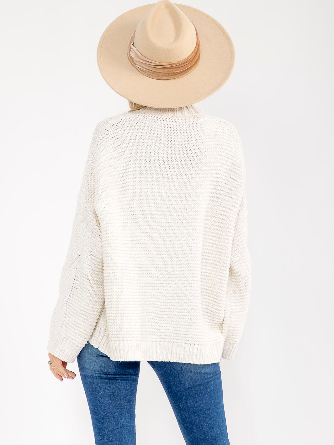 WOMEN'S LONG SLEEVE OPEN FRONT KNIT CARDIGAN