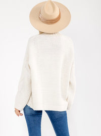 WOMEN'S LONG SLEEVE OPEN FRONT KNIT CARDIGAN