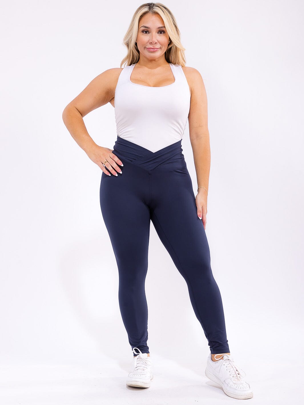 PLUS SIZE ELASTIC WAIST SKINNY LEGGINGS