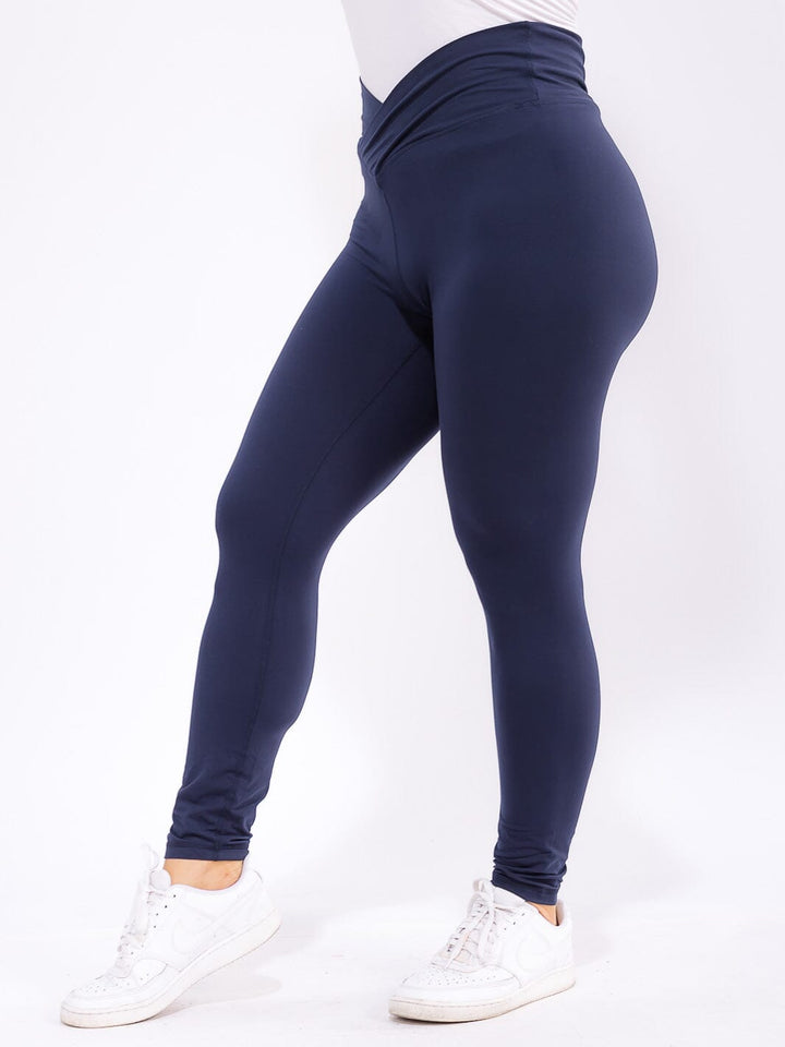 PLUS SIZE ELASTIC WAIST SKINNY LEGGINGS