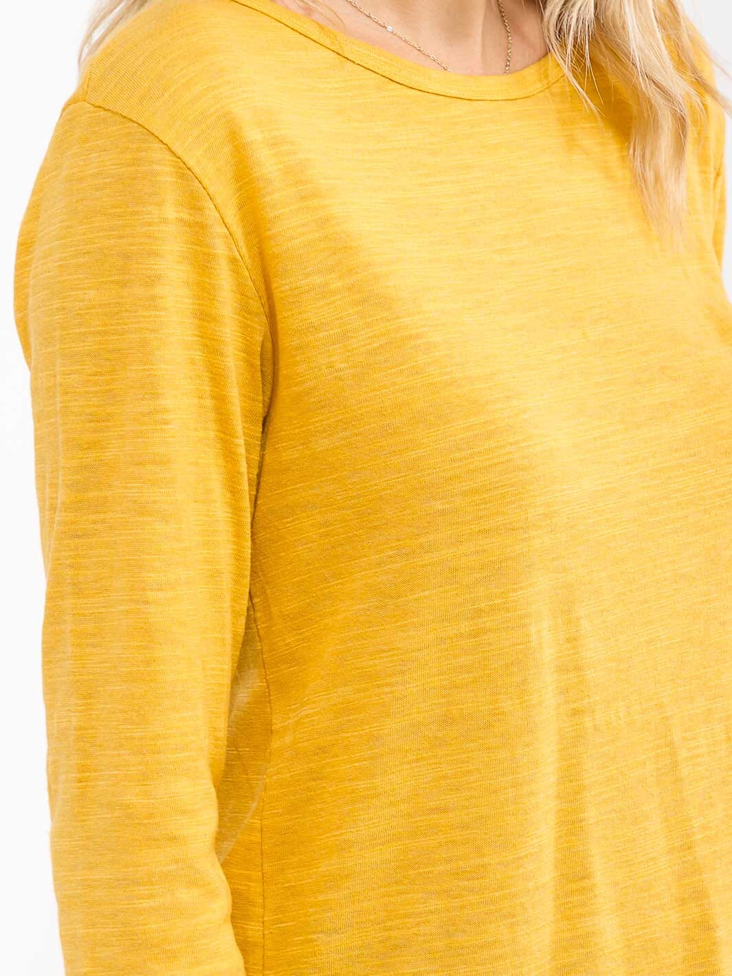 WOMEN'S LONG SLEEVE SOLID LOOSE FIT TOP