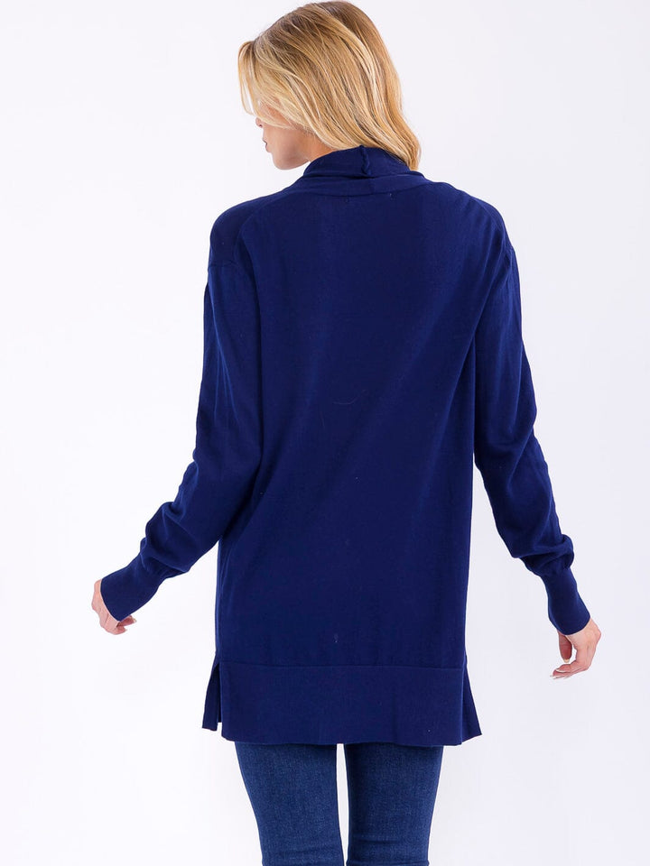 WOMEN'S LONG SLEEVE OPEN FRONT CARDIGAN