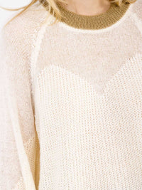 WOMEN'S LONG SLEEVE KNIT PULLOVER SWEATER