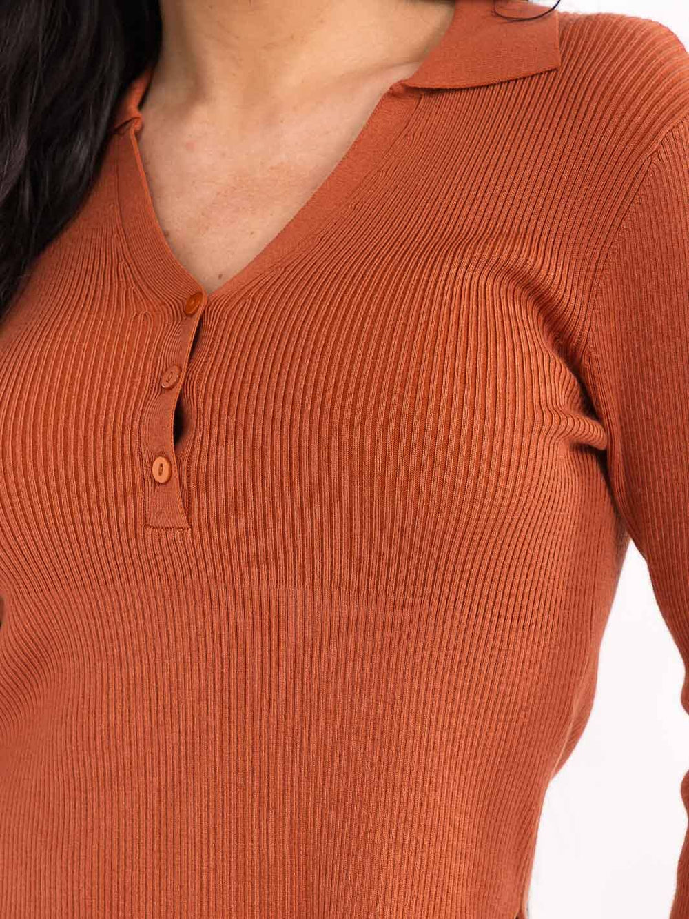 WOMEN'S LONG SLEEVE TOP & ELASTIC WAIST PANTS RIBBED 2PC. SET