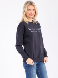 WOMEN'S LONG SLEEVE GRAPHIC PULLOVER SWEATER