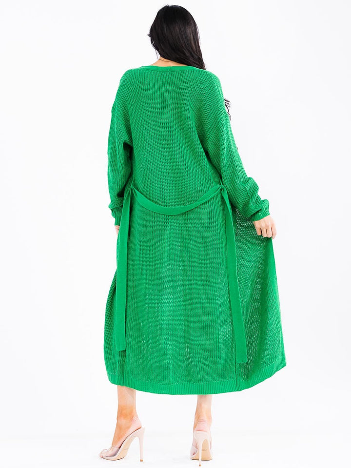 WOMEN'S LONG SLEEVE CARDIGAN WITH BANDEAU AND ELASTIC WAIST SHORTS KNIT 3PC. SET