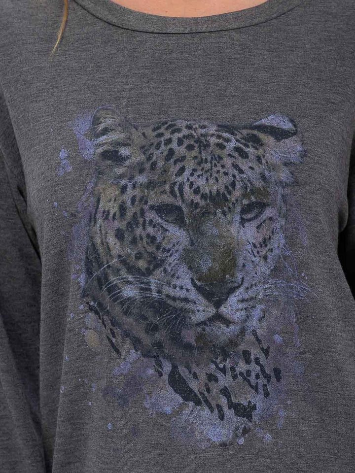 WOMEN'S LONG SLEEVE GRAPHIC TOP