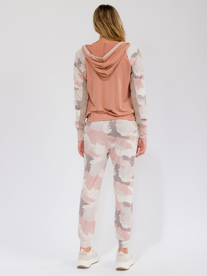 WOMEN'S ELASTIC WAIST FRONT POCKETS DISTRESS JOGGER PANTS (Copy)