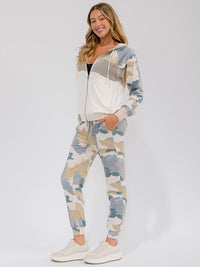 WOMEN'S ELASTIC WAIST FRONT POCKETS DISTRESS JOGGER PANTS (Copy)
