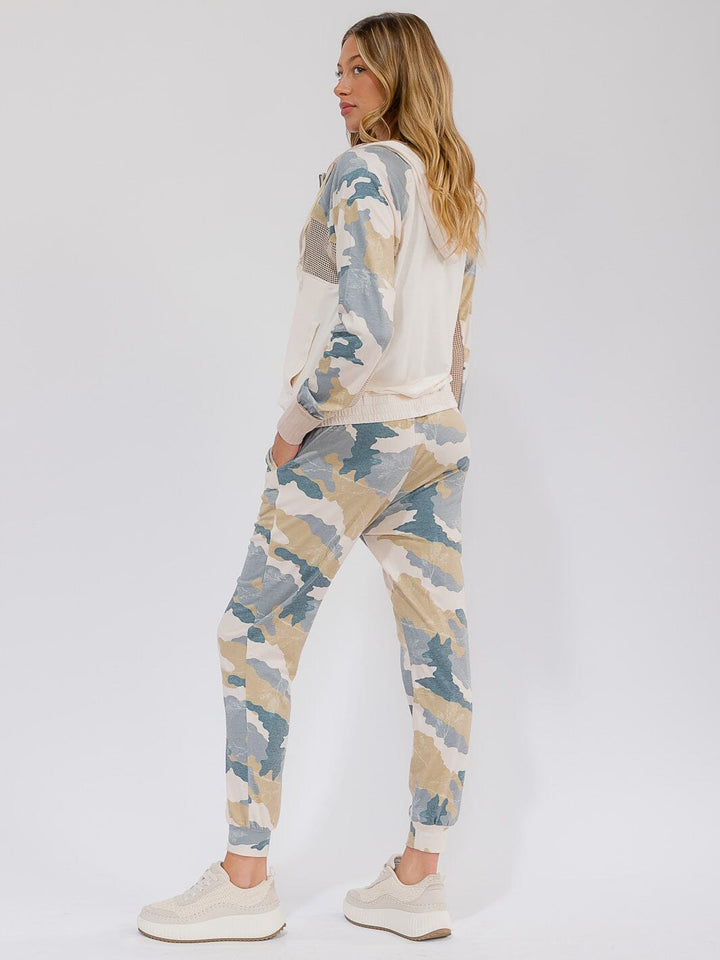 WOMEN'S ELASTIC WAIST FRONT POCKETS DISTRESS JOGGER PANTS (Copy)