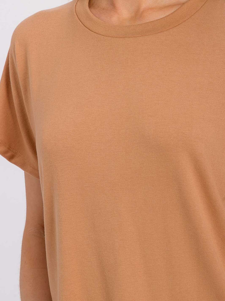 WOMEN'S SHORT SLEEVE SOLID TOP