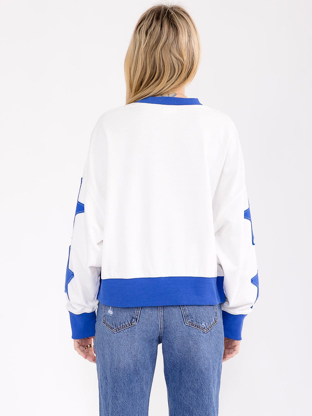 WOMEN'S LONG SLEEVE COLORBLOCK GRAPHIC TOP