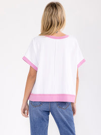 WOMEN'S SHORT SLEEVE GRAPHIC TOP